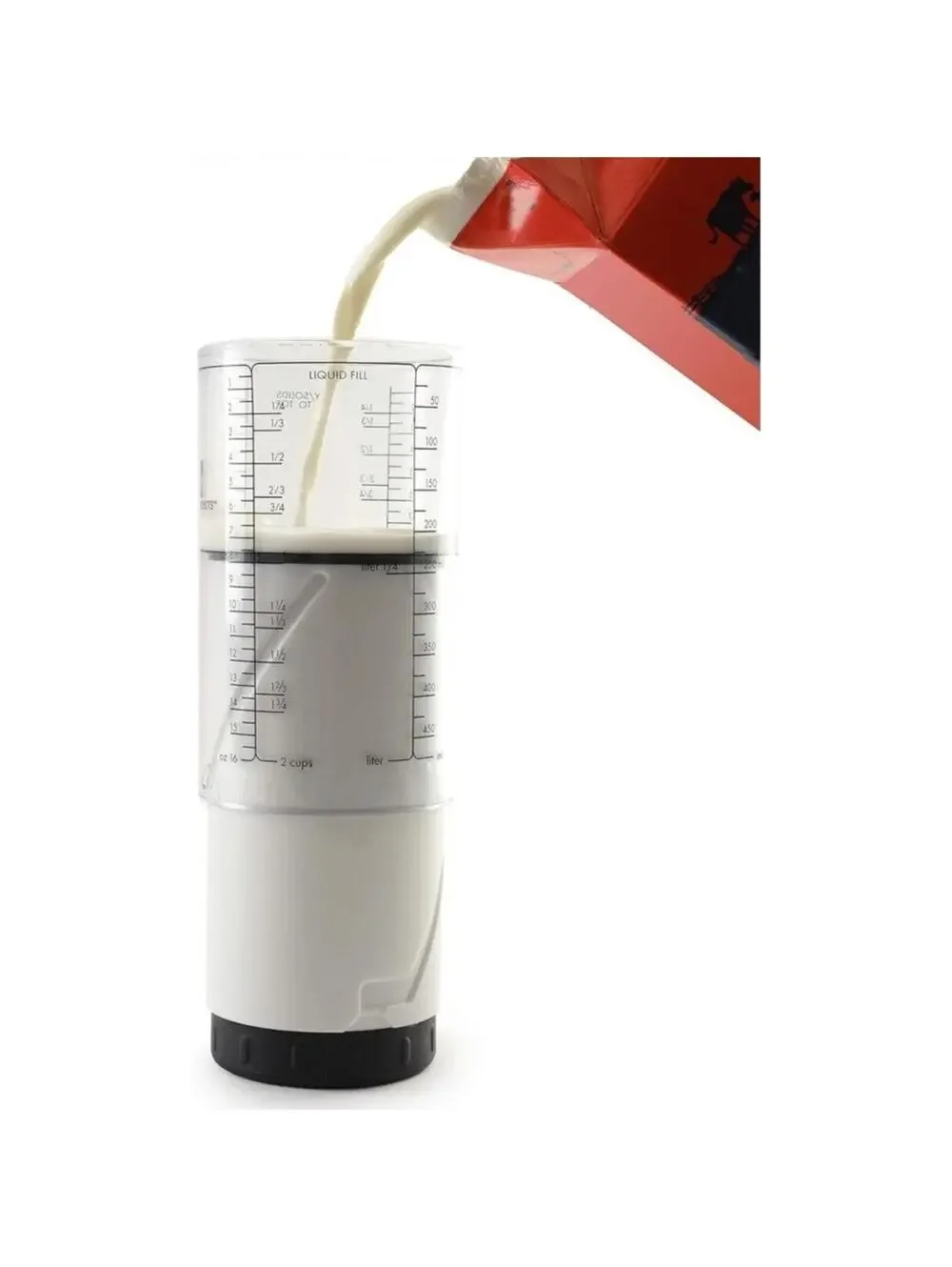 2-Cup Adjustable Measuring Cup, Twisting Kitchen Baking Tool for Liquids & Solid